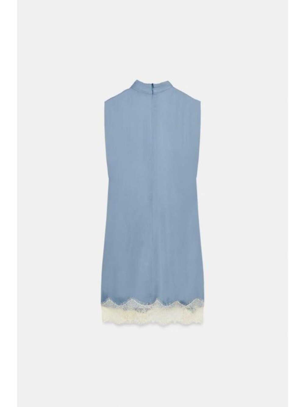 ZARA SATIN LACE DRESS - Picture 4 of 5